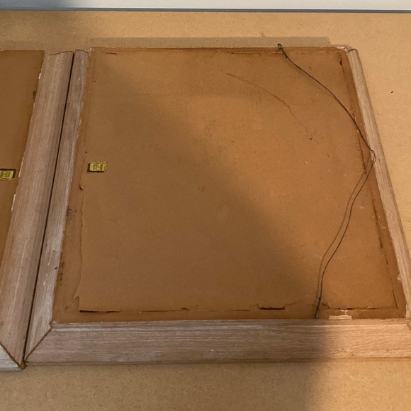 VTG 2 Sweney 70s 3D Prints. Framed Art. 18”x16.5”. Molded Plastic Print. - Picture 16 of 16